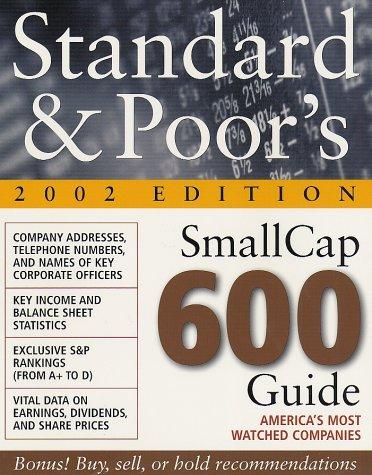 Cover for Standard & Poor's SmallCap 600 Guide 2002