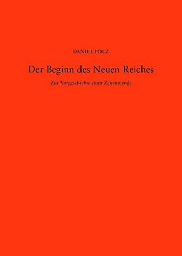 Cover for Der Beginn des Neuen Reiches (Spnderschrift) (German Edition)
