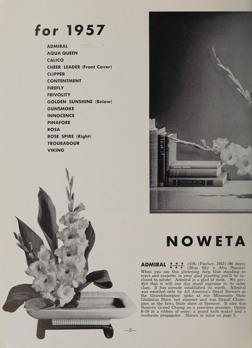 Cover for Glads 1957