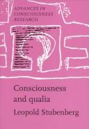 Cover for Consciousness and qualia