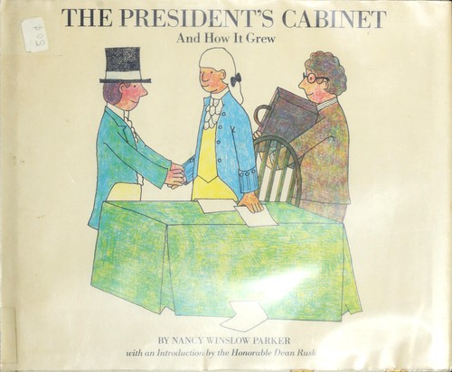 Cover for The president's cabinet and how it grew