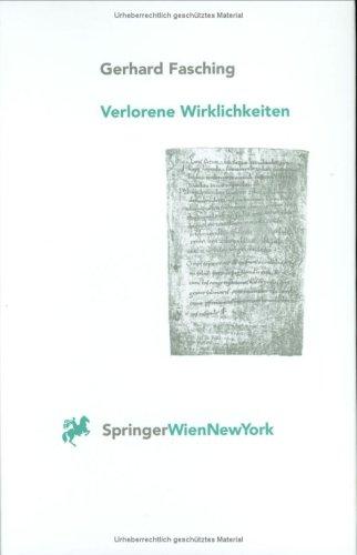 Cover for Verlorene Wirklichkeiten