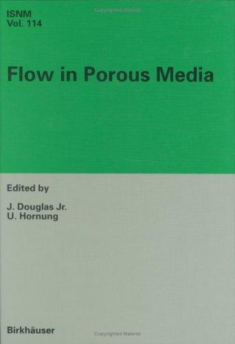Cover for Flow in porous media
