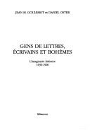 Cover for Gens de lettres, écrivains et bohèmes