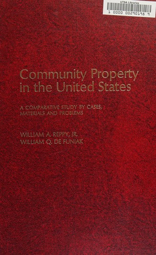 Cover for Community property in the United States