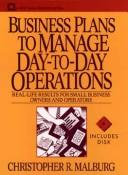 Cover for Business Plans to Manage Day-to-day Operations