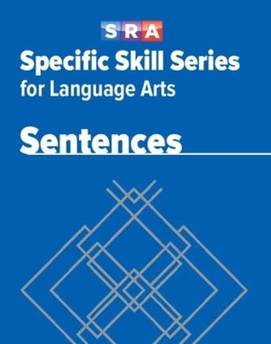 Cover for Sentences (Specific Skill Series for Language Arts, Book H)