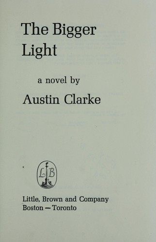 Cover for The bigger light