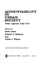 Cover for Accountability in Urban Society