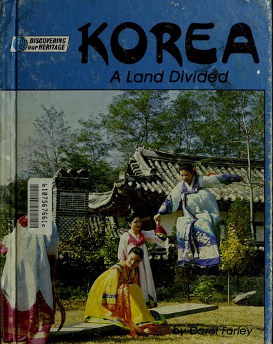 Cover for Korea, a land divided