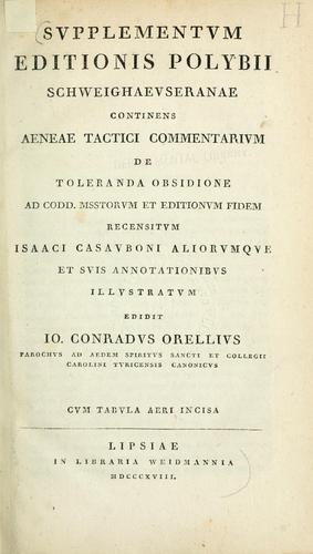 Cover for Commentarius de toleranda obsidione