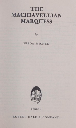Cover for The Machiavellian marquess