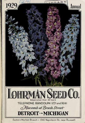 Cover for 1929 annual