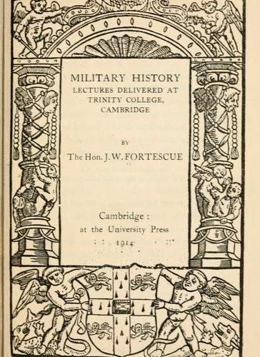Cover for Military history
