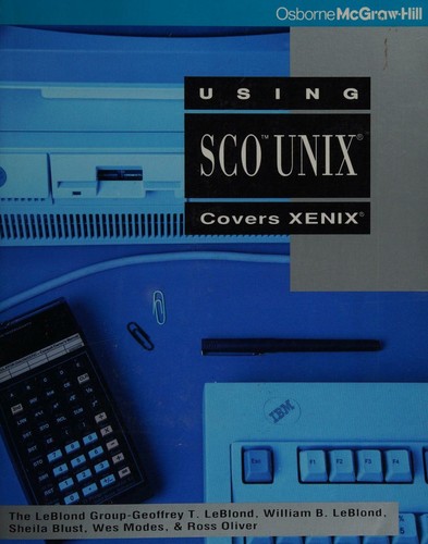 Cover for Using SCO UNIX