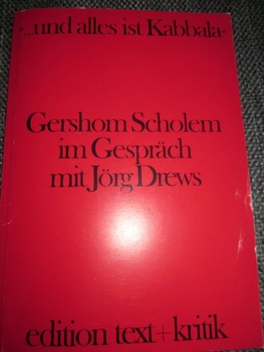 Cover for "...Und alles ist Kabbala".