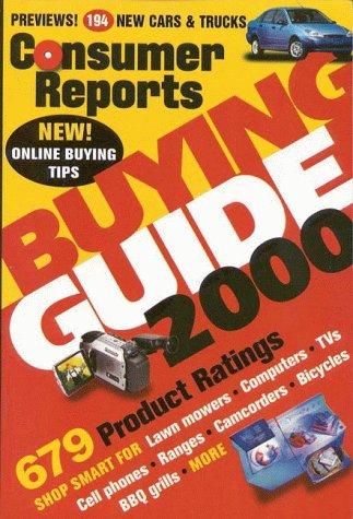 Cover for Consumer Reports Buying Guide 2000 (Consumer Reports Buying Guide Issue, 2000) (Consumer Reports Buying Guide Issue, 2000)