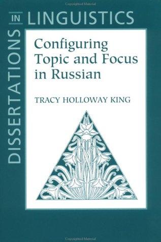 Cover for Configuring topic and focus in Russian