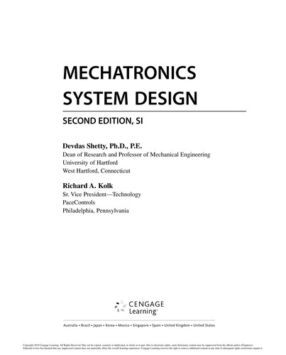Cover for Mechatronics system design