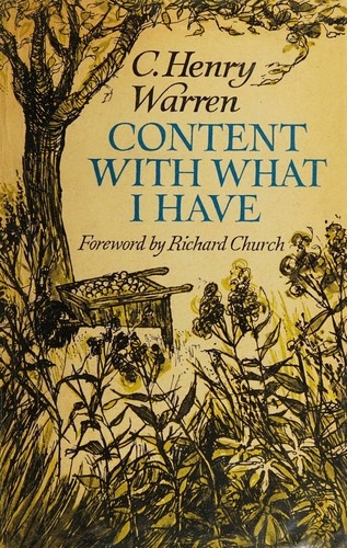 Cover for Content with what I have