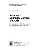 Cover for Advanced Boundary Element Methods