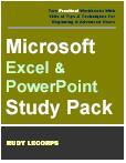 Cover for Microsoft Excel & PowerPoint Study Pack