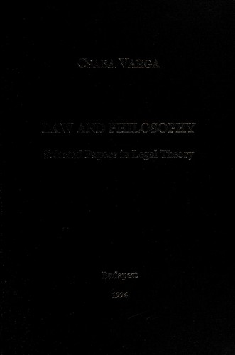 Cover for Law and philosophy