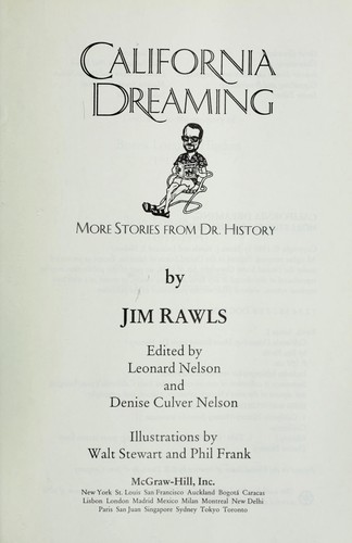 Cover for California Dreaming