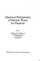 Cover for Chemical pretreatment of nuclear waste for disposal