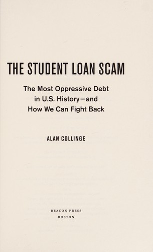 Cover for The student loan scam