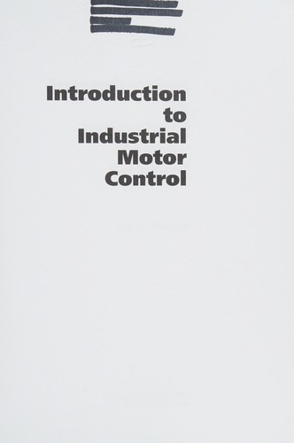 Cover for Introduction to industrial motor control
