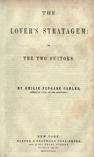 Cover for The lover's stratagem; or, The two suitors.