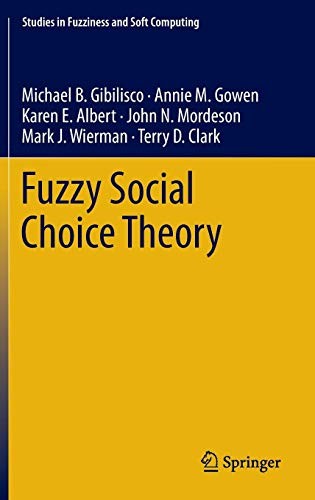 Cover for Fuzzy Social Choice Theory