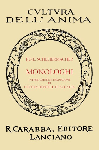 Cover for Monologhi