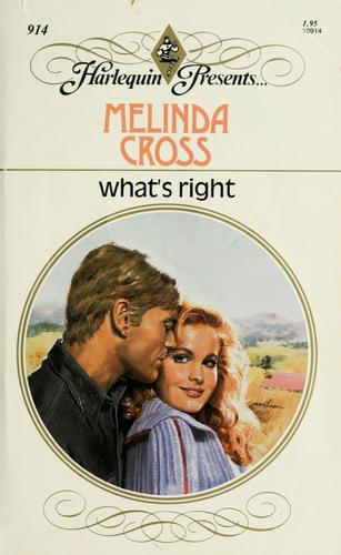 Cover for What'S Right