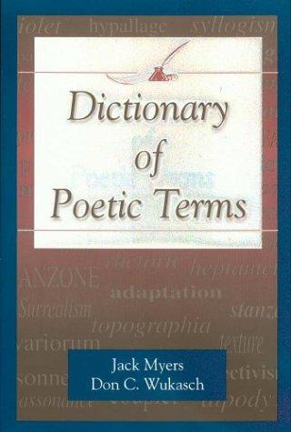 Cover for Dictionary of poetic terms
