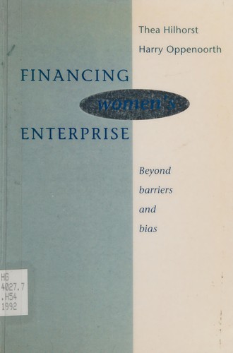 Cover for Financing women's enterprise
