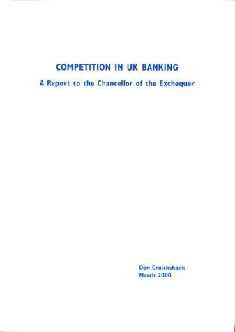 Cover for Competition in UK banking