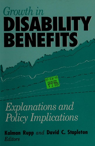 Cover for Growth in disability benefits