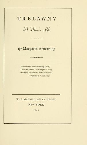 Cover for Trelawny