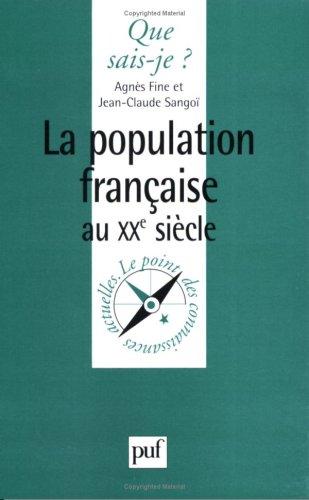 Cover for La Population Francaise Au 20th Century