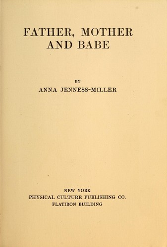 Cover for Father, mother and babe