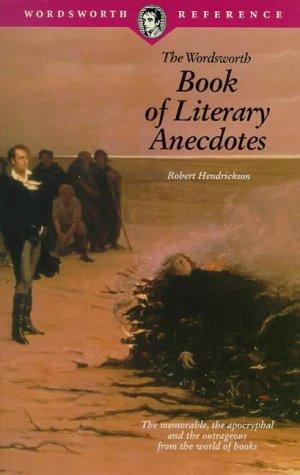Cover for BOOK OF LITERARY ANECDOTES (Wordsworth Collection)