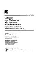 Cover for Signal transduction in inflammatory cells.