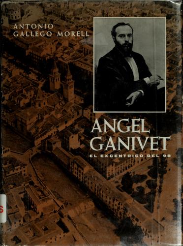 Cover for Angel Ganivet