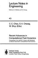 Cover for Recent Advances in Computational Fluid Dynamics