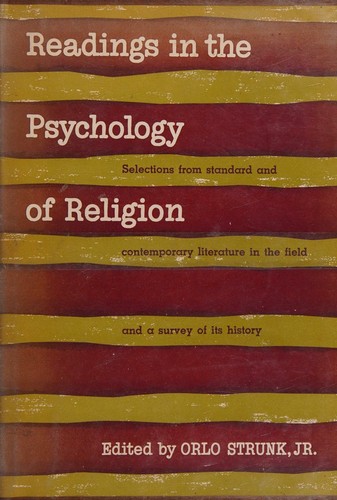 Cover for Readings in the psychology of religion