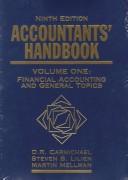 Cover for 2 Volume Set, Accountants' Handbook, 9th Edition