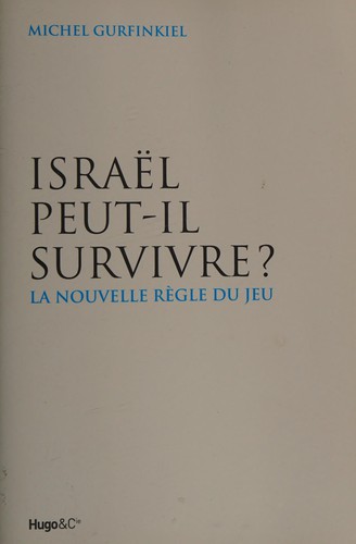 Cover for Israël peut-il survivre