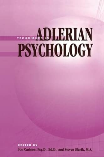 Cover for Techniques in Adlerian Psychology